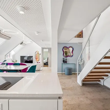 Old Town Rose Diamond Penthouse Rooftop Terrace Lejlighed *